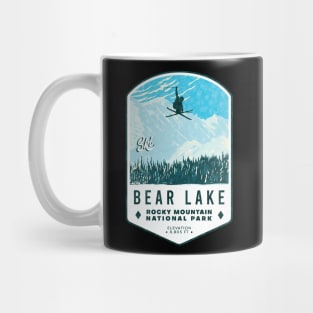 Ski Bear Lake Rocky Mountain National Park Mug